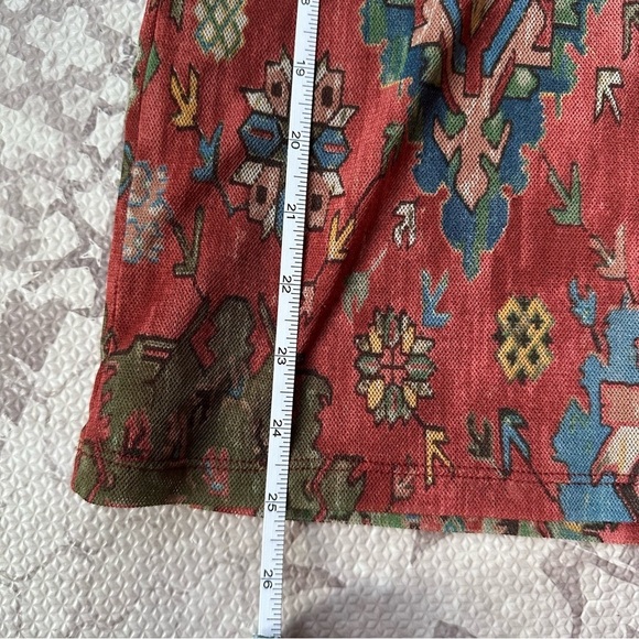 Chaps Y2K Babydoll Women’s XL Mesh Aztec Tribal Print Top Stretch Boho Fairy - Picture 7 of 8